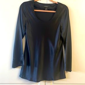 Simply beautiful black silk top